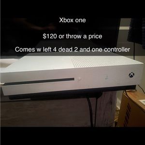 Xbox one. Used. Great condition. Comes with controller Min $80